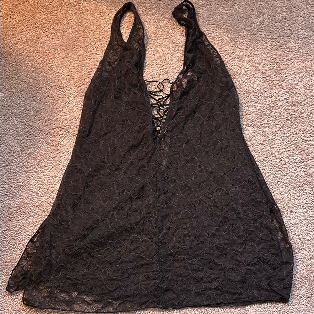 Victoria's Secret Black Lace Dress